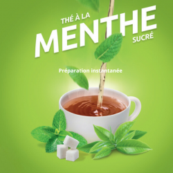 Thé à la menthe sucré